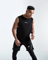 Debardeur Noir Pour Homme Smrt-Tec Muscle