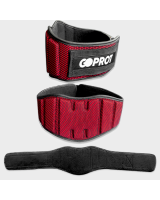 Ceinture de musculation en néoprène 8 pouces rouge Tabac