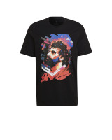 T-shirt Noir Graphic Footballeur Salah adidas 