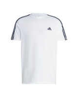 T-shirt Blanc-Noir pour Homme Essentials Single Jersey 3-Stripes Tee adidas