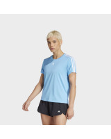 T-shirt Bleu pour Femme Aeroready Train Essentials 3-Stripes Tee